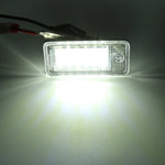Luce targa da 2 pezzi con 18 lampade SMD-3528 per Audi, For Audi