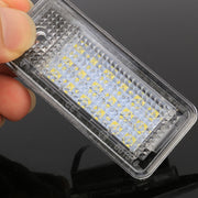 Luce targa da 2 pezzi con 18 lampade SMD-3528 per Audi, For Audi
