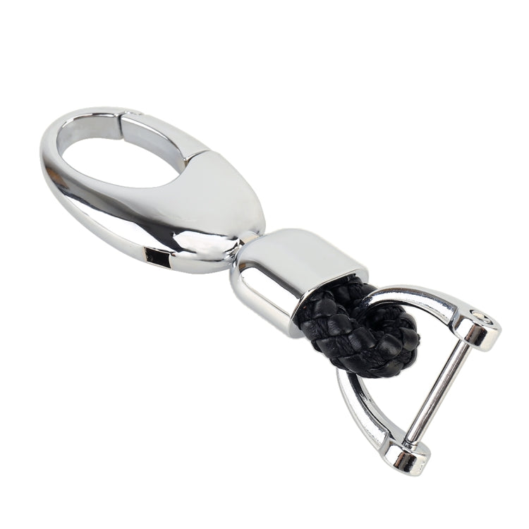 Portachiavi per auto in metallo con due anelli, Key Holder With Two Rings(Black), Key Holder With Two Rings(Brown)