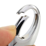 Portachiavi per auto in metallo con due anelli, Key Holder With Two Rings(Black), Key Holder With Two Rings(Brown)