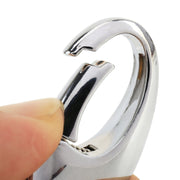 Portachiavi per auto in metallo con due anelli, Key Holder With Two Rings(Black), Key Holder With Two Rings(Brown)
