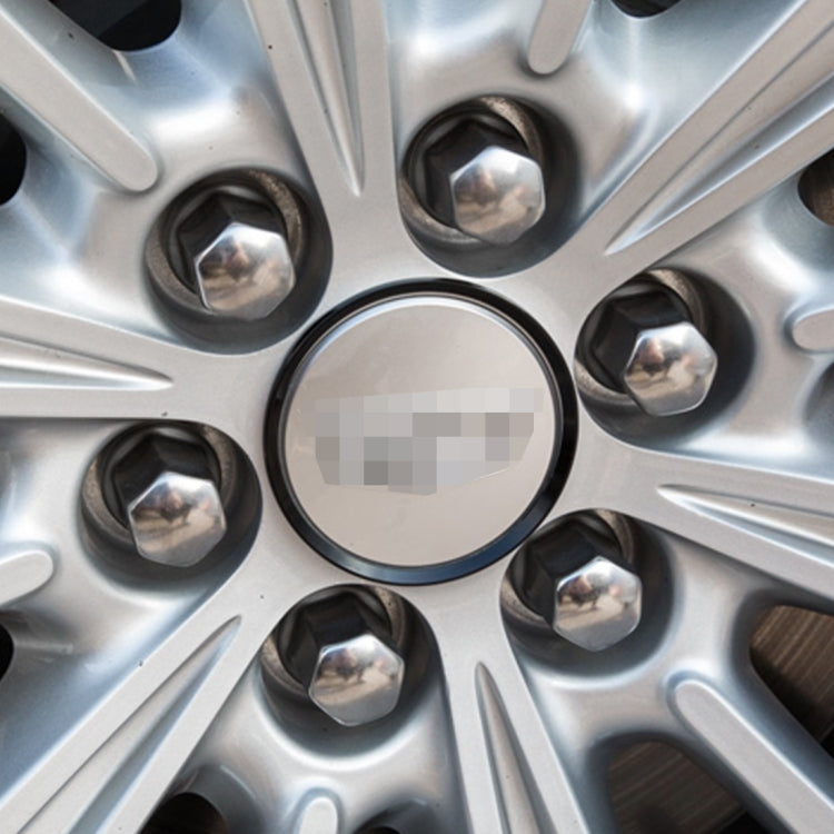 Anello di derorazione del mozzo ruota in alluminio per auto da 4 pezzi per Cadillac