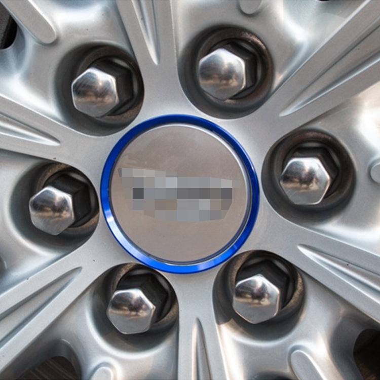 Anello di derorazione del mozzo ruota in alluminio per auto da 4 pezzi per Cadillac