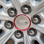 Anello di derorazione del mozzo ruota in alluminio per auto da 4 pezzi per Cadillac