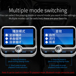 BC32 Caricatore per auto vivavoce Bluetooth con doppia ricarica USB, trasmettitore FM, lettore musicale MP3, kit per auto, supporto per chiamate in vivavoce, registrazione Micro SD e rilevamento della tensione, BC32