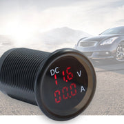 B3613 Voltmetro + amperometro da 4,5-30 V per modifica auto impermeabile IP67, B3613