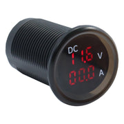 B3613 Voltmetro + amperometro da 4,5-30 V per modifica auto impermeabile IP67, B3613