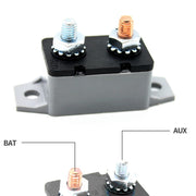 F3088-20A Interruttore automatico con ripristino manuale 20A, doppie gambe corte con bullone 12/24 V, 20A