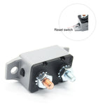 F3088-30A Interruttore automatico a ripristino manuale 30A con gambe doppie corte con bullone 12/24 V, 30A