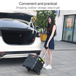 Scatola di riserva per auto pieghevole multifunzionale. Scatola con tirante, Car Storage Reserve Box