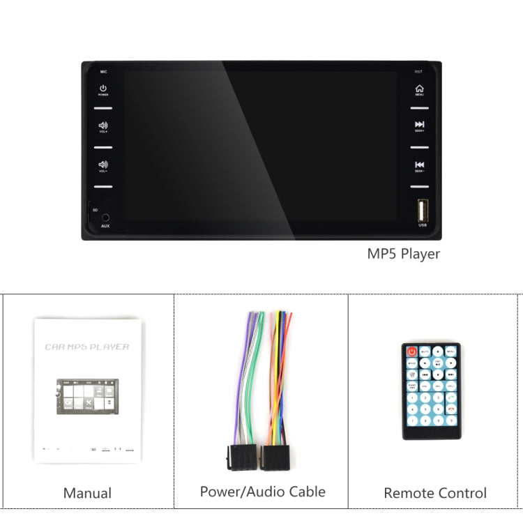 Navigatore GPS per auto con schermo multi-touch da 16,7 pollici 848V, supporto scheda TF/USB/AUX/lettore MP5/collegamenti specchio Android e iPhone, 848V