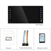 Navigatore GPS per auto con schermo multi-touch da 16,7 pollici 848V, supporto scheda TF/USB/AUX/lettore MP5/collegamenti specchio Android e iPhone, 848V