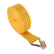 ST-213 Dispositivo in bundle per auto da 10 m×4,6 cm da 2 tonnellate con gancio e fibbia Cavo ad alta resistenza Cavo di recupero per carichi pesanti Accessori di fissaggio per auto camion, 2T 10mx4.0cm