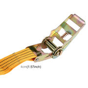 ST-213 Dispositivo in bundle per auto da 10 m×4,6 cm da 2 tonnellate con gancio e fibbia Cavo ad alta resistenza Cavo di recupero per carichi pesanti Accessori di fissaggio per auto camion, 2T 10mx4.0cm