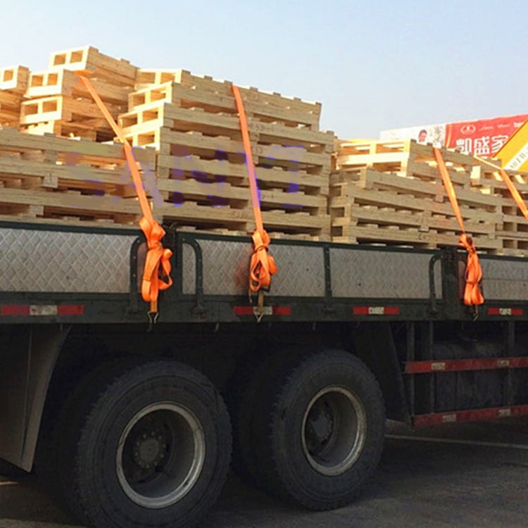 ST-213 Dispositivo in bundle per auto da 10 m×4,6 cm da 2 tonnellate con gancio e fibbia Cavo ad alta resistenza Cavo di recupero per carichi pesanti Accessori di fissaggio per auto camion, 2T 10mx4.0cm