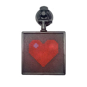 32x32 pixel a colori senza fili Bluetooth APP controllo Emoji faccine LED cartello per auto display a LED pannello di illuminazione, 32x32 Pixel Car Charging