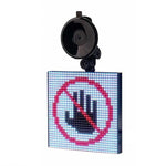 32x32 pixel a colori senza fili Bluetooth APP controllo Emoji faccine LED cartello per auto display a LED pannello di illuminazione, 32x32 Pixel Car Charging