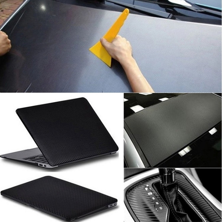 Adesivo decorativo in PVC 3D in fibra di carbonio per auto, dimensioni: 152 cm x 50 cm