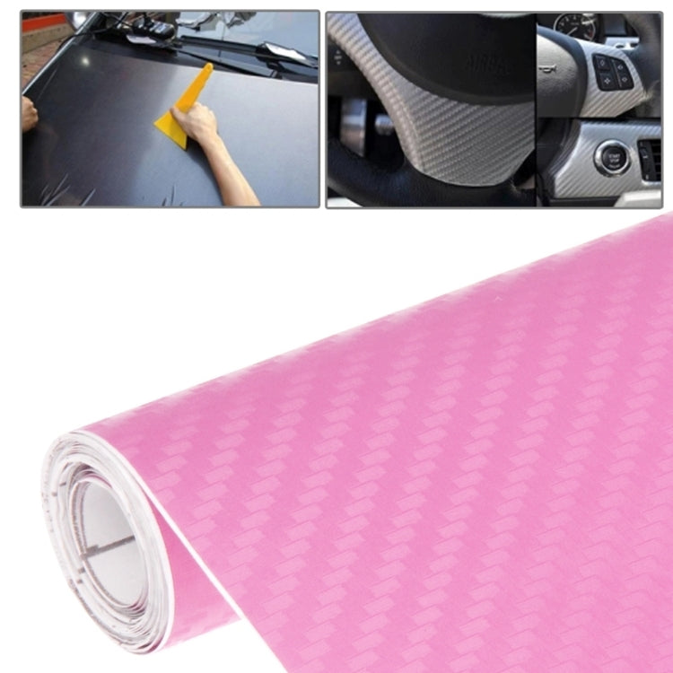 Adesivo decorativo in PVC 3D in fibra di carbonio per auto, dimensioni: 152 cm x 50 cm