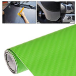 Adesivo decorativo in PVC 3D in fibra di carbonio per auto, dimensioni: 152 cm x 50 cm