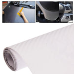 Adesivo decorativo in PVC 3D in fibra di carbonio per auto, dimensioni: 152 cm x 50 cm