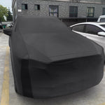 Copriauto in cotone elastico termoisolante anti-polvere e anti-UV per auto a due volumi, dimensioni: 3,9 m~4,19 m, Size: 3.9m~4.19m