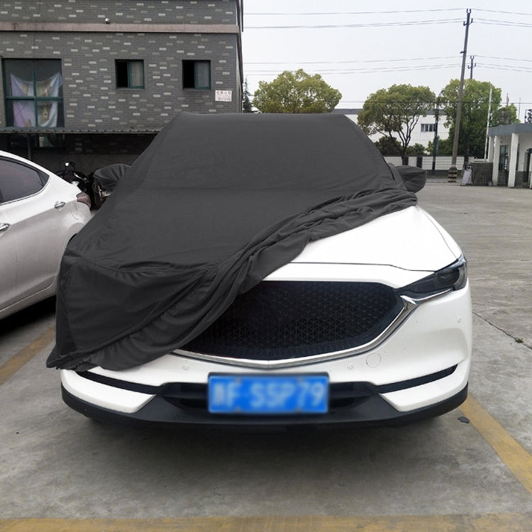 Copriauto in cotone elastico termoisolante anti-polvere e anti-UV per auto a due volumi, dimensioni: 3,9 m~4,19 m, Size: 3.9m~4.19m