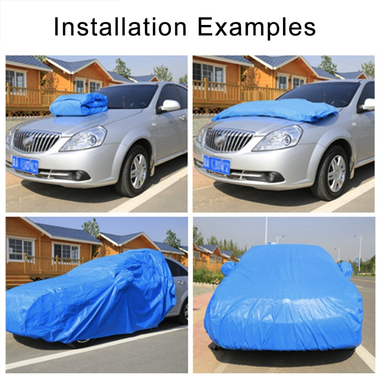 Copriauto in cotone elastico termoisolante anti-polvere e anti-UV per berlina, dimensioni: L, 4,9 m~5,25 m, Size: L, 4.9m~5.25m