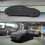 Copriauto in cotone elastico termoisolante anti-polvere e anti-UV per auto aziendali, dimensioni: 4,8 m~5,15 m, Size: 4.8m~5.15m