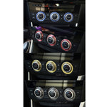 Custodia per manopola del condizionatore d'aria in alluminio per auto da 3 pezzi per ATENZA, For ATENZA(Gold), For ATENZA(Blue), For ATENZA(Red), For ATENZA(Silver)