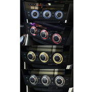 Custodia per manopola del condizionatore d'aria in alluminio per auto da 3 pezzi per ATENZA, For ATENZA(Gold), For ATENZA(Blue), For ATENZA(Red), For ATENZA(Silver)