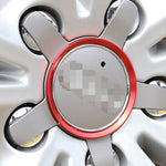 Anello di derorazione del mozzo ruota in alluminio per auto da 4 pezzi per Audi