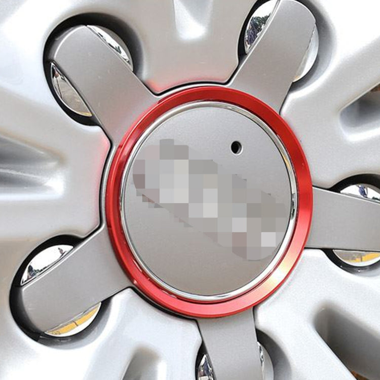 Anello di derorazione del mozzo ruota in alluminio per auto da 4 pezzi per Audi