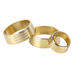 Custodia per manopola del condizionatore d'aria in alluminio per auto da 3 pezzi per Honda, For Honda(Gold), For Honda(Blue), For Honda(Red)