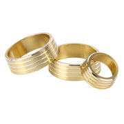 Custodia per manopola del condizionatore d'aria in alluminio per auto da 3 pezzi per Honda, For Honda(Gold), For Honda(Blue), For Honda(Red)