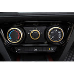 Custodia per manopola del condizionatore d'aria in alluminio per auto da 3 pezzi per Honda, For Honda(Gold), For Honda(Blue), For Honda(Red)