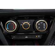Custodia per manopola del condizionatore d'aria in alluminio per auto da 3 pezzi per Honda, For Honda(Gold), For Honda(Blue), For Honda(Red)