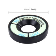 Anello decorativo notturno con accenditore in alluminio per auto per Audi e Volkswagen