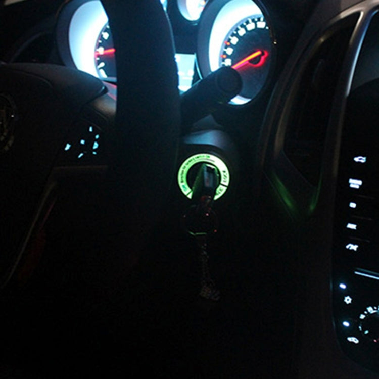 Anello decorativo notturno con accenditore in alluminio per auto per Audi e Volkswagen