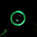 Anello decorativo notturno con accenditore in alluminio per auto per Audi e Volkswagen