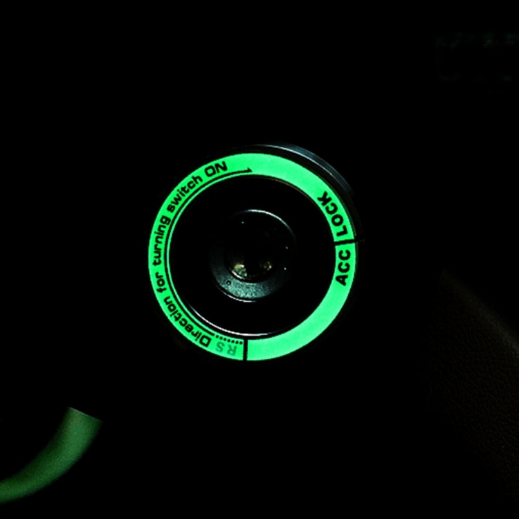 Anello decorativo notturno con accenditore in alluminio per auto per Audi e Volkswagen