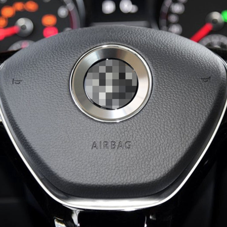 Anello decorativo per volante in alluminio per auto per Volkswagen, For Volkswagen