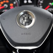 Anello decorativo per volante in alluminio per auto per Volkswagen, For Volkswagen
