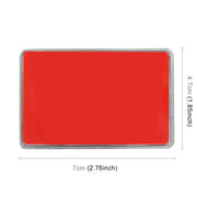 Adesivo decorativo in metallo VIP a forma rettangolare con bandiera universale per auto del Regno Unito, UK Flag (Gold), UK Flag (Silver)