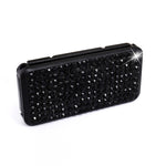Regolatore di serraggio del fissatore di clip in cristallo per cinture di sicurezza per auto, Crystal Black, Crystal Colour, Crystal Pink, Crystal Blue, Crystal Red, Crystal White