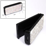 Regolatore di serraggio del fissatore di clip in cristallo per cinture di sicurezza per auto, Crystal Black, Crystal Colour, Crystal Pink, Crystal Blue, Crystal Red, Crystal White
