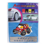 Set 2 Paraspruzzi sagomati in silicone 30x21 cm auto