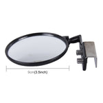 Specchio di osservazione regolabile grandangolare per area cieca anteriore del veicolo, Black Right Side, Silver Left Side