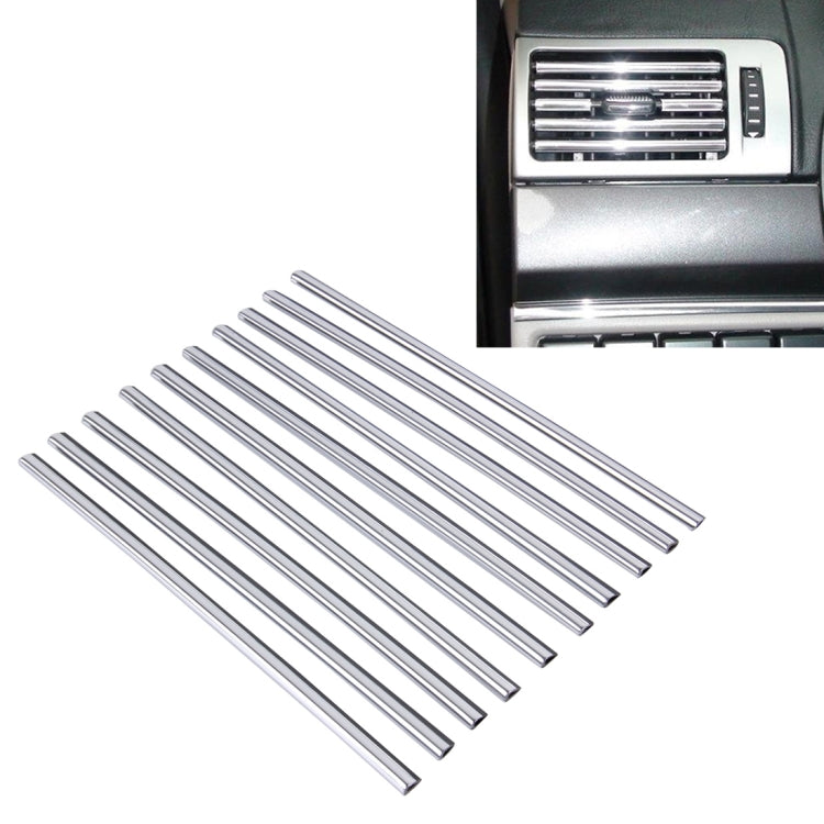 10 PZ SHENHAO AD-0834 Striscia decorativa per modanatura della bocchetta dell'aria per auto, 10 PCS AD-0834