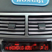 10 PZ SHENHAO AD-0834 Striscia decorativa per modanatura della bocchetta dell'aria per auto, 10 PCS AD-0834